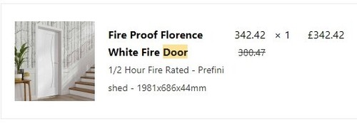 Fire proof florence - florence, white